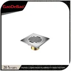 square brass kitchen or bathroom 4 inch floor drain