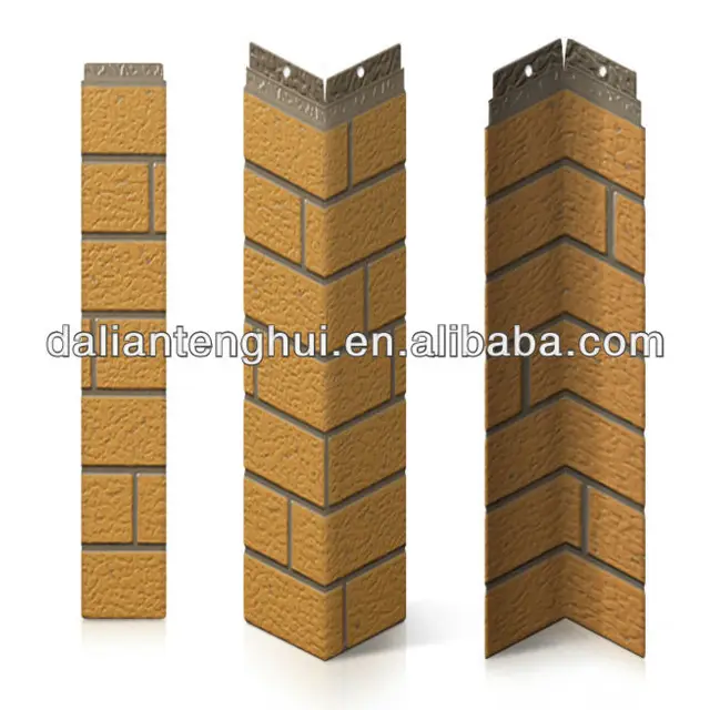 decorative exterior wall siding panel/panel accessory/corner