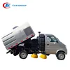 Mini mobile price of road sweeper truck withhydraulic pump with auto valve in Barbados