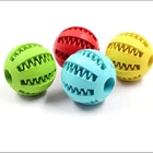 Pet toy dog bite toy ball teeth clean toy ball in 7cm manufacturers wholesale