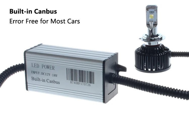 H7 led headlight is Canbus design