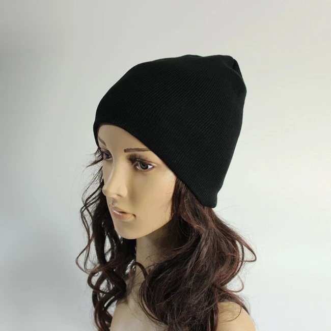 S2965 yeni 2017 kış moda womens tığ örgü şapkalar siyah beanies