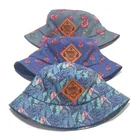 Custom Leather Patch Printing Bucket Hat
