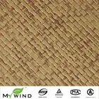 Brown Paper Weave Wallpaper For Home Decoration For Bedroom,Brisk Walls Design For Hotel Interior Decoration