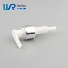 Custom Durable Silver Aluminum Screw Lotion Pump For Personal Care