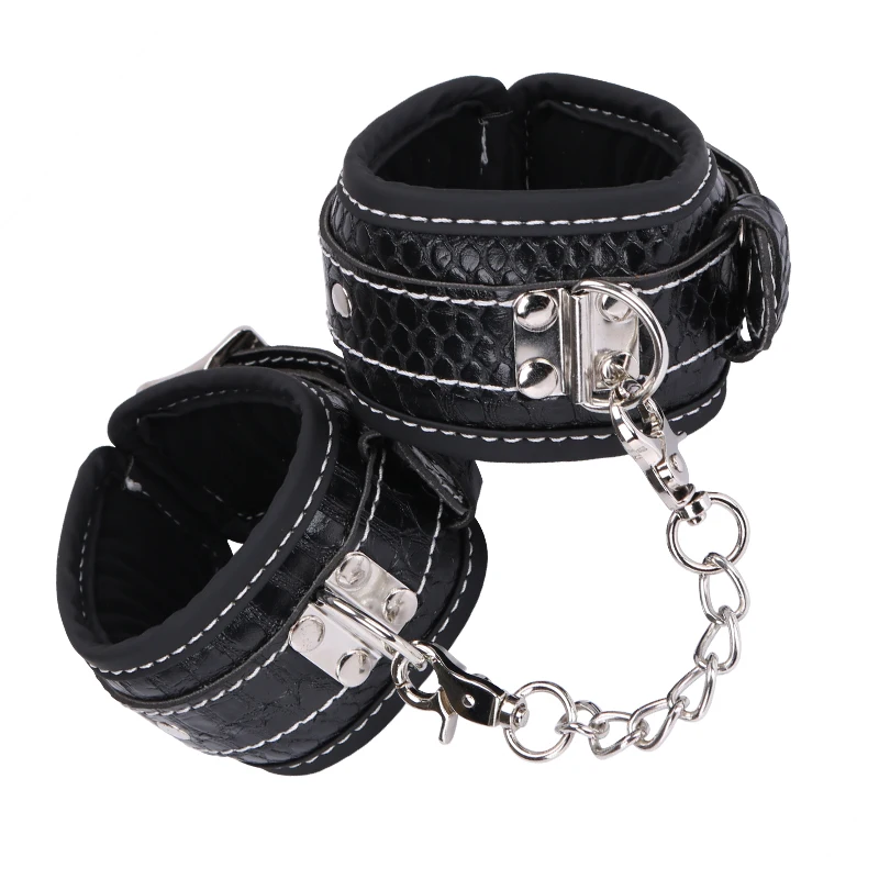 Adult Sex Toy High Quality Pcs Sm Leather Bondage Set Restraint Sex