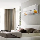 Anti Direct Blowing Retractable Air Conditioner Shield Drip-proof Water Cold Air Conditioner Wind Deflector Baffle Cartoon
