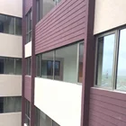 Exterior wall cladding material fiber cement siding