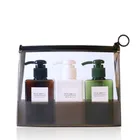 Promotional Clear Transparent Vinyl Plastic Packaging Pvc Cosmetic Bag Zipper Travel Wash Bag