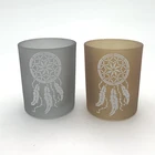 Catcher candle jars for wedding table centerpieces