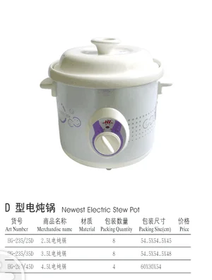 energy-saving porcelain electric stew pot