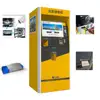 Pay on foot parking system with coins and bill acceptor functions