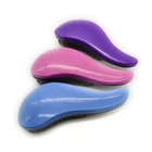 Customized Curve Plastic Massage Magic Hair Color Detangle Brush