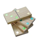 Dominoes Set Domino Dominoes Wooden Set 28 Piece Giant Wood Double 6 Dominoes Set
