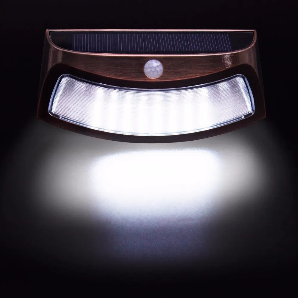 LED Outdoor Solar Smiling Wall Lights 11