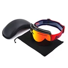 Snow prescription printed logo ski goggles