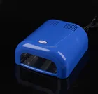 Nail art design 36w uv nail lamp 7 colors fossil lamp
