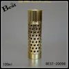 Wholesale Gold Aluminum Shell Engraving Refillable Perfume Spray Atomizer Mini Empty Bottle 50 ml