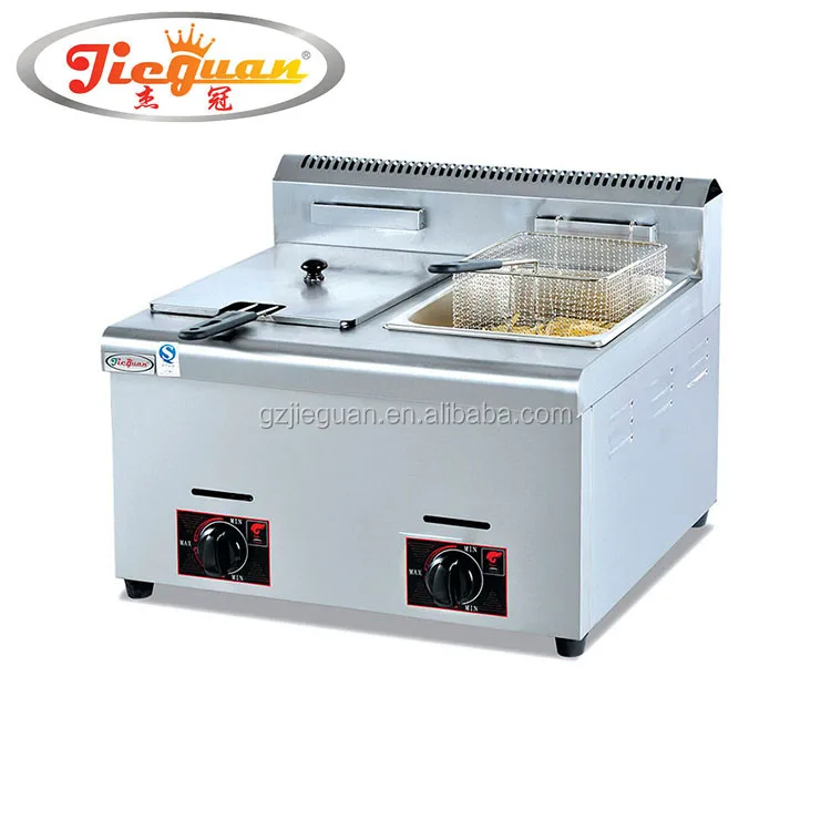 potato chips fryer/lpg gas deep fryer/table top deep fryer GF72, View