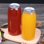 Soft drink PET Can plastic Pop top milk tea beverage Lemon water Can 650ml