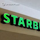 Outdoor waterproof acrylic led letter box sign/3d light box letter sign for advertising