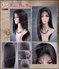 F8 soft Yaki straight full lace wigs with baby hair HONOR wigs custom order 20inch #1B natural balck color 12"-24" color choose
