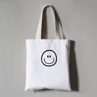Wholesale trendy cheap cute organic cotton souvenir foldable shopping bag with top quality