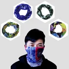women turban uv face shield head bandana scarf kerchief