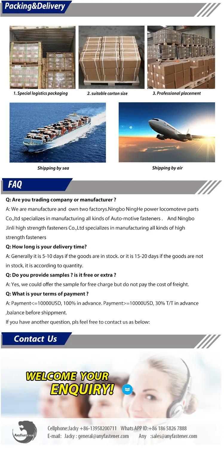 ISO14001 certification High Strength titanium bolt