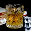 Engraved crystal special diamond whisky/water drinking glass
