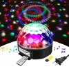 Bluetooth MP3 Crystal Magic LED Projector Spotlight with Wireless Remote Control and USB Dick Sound Activated Ball Light