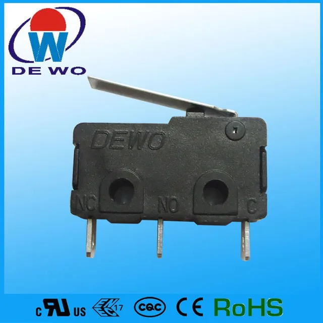 Latching micro switch spdt 5a 125v, car power window switch for electric vehicle