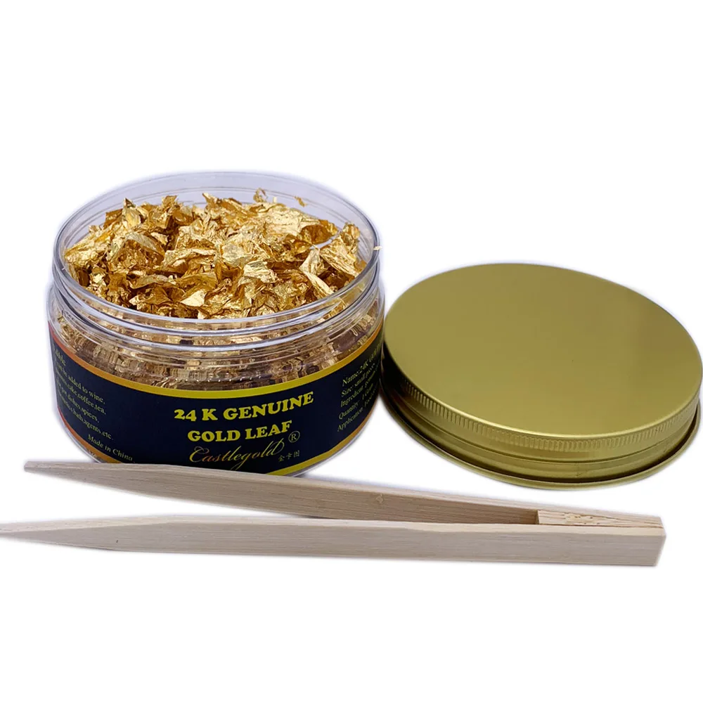 hot selling genuine foil chinese 24k edible gold