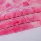 new design wholesale 100% polyester super soft tie dyeing fabric
