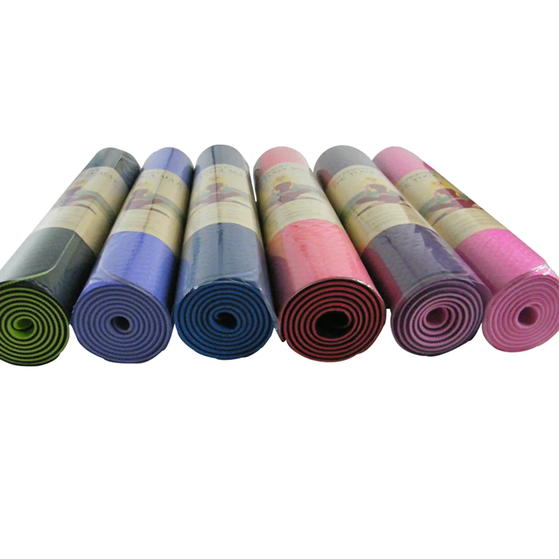 new 2014 pilates Eco-friendly tpe yoga mat triangle set lengthen yoga mats fitness sport mat blanket slip-resistant pad retail