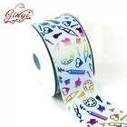 Blue And Red Gold Silver White Christmas Ribbon For Bow