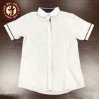 Special Offer for Girls Short Sleeve School Uniform Shirt