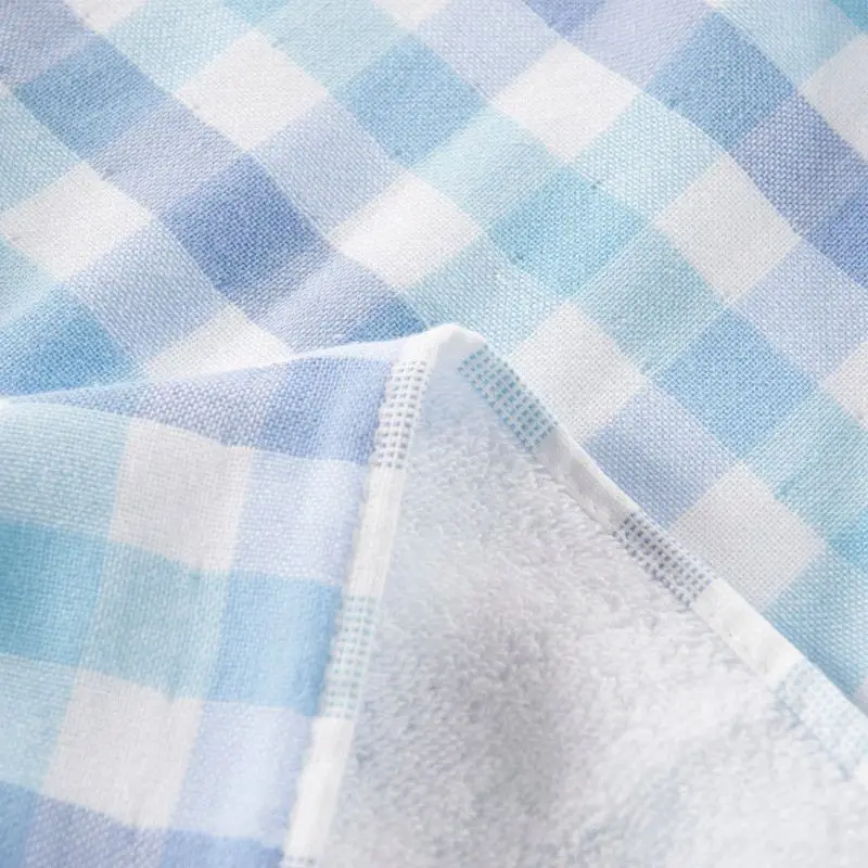 Fashion plaid bath towels,100% cotton towels,large size toallas