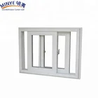 Hurricane proof impact window pvc sliding windows office glass sliding windows