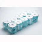 Tissue Paper Color Pure Wood Pulp Tissue Roll 2 Ply 170 Sheets Paper Napkin Custom Embossing Color Toilet Paper