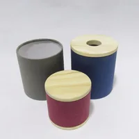 round paper gift boxes,cylindrical packaging wooden boxes for