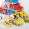 Stylish non woven waterproof car shape cartoon toy kids storage box ottoman