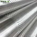 Carbon Steel Pipe Perforated Pipe Price High Strength Carbon Steel Spiral Welded Perforated Pipe Manufacture
