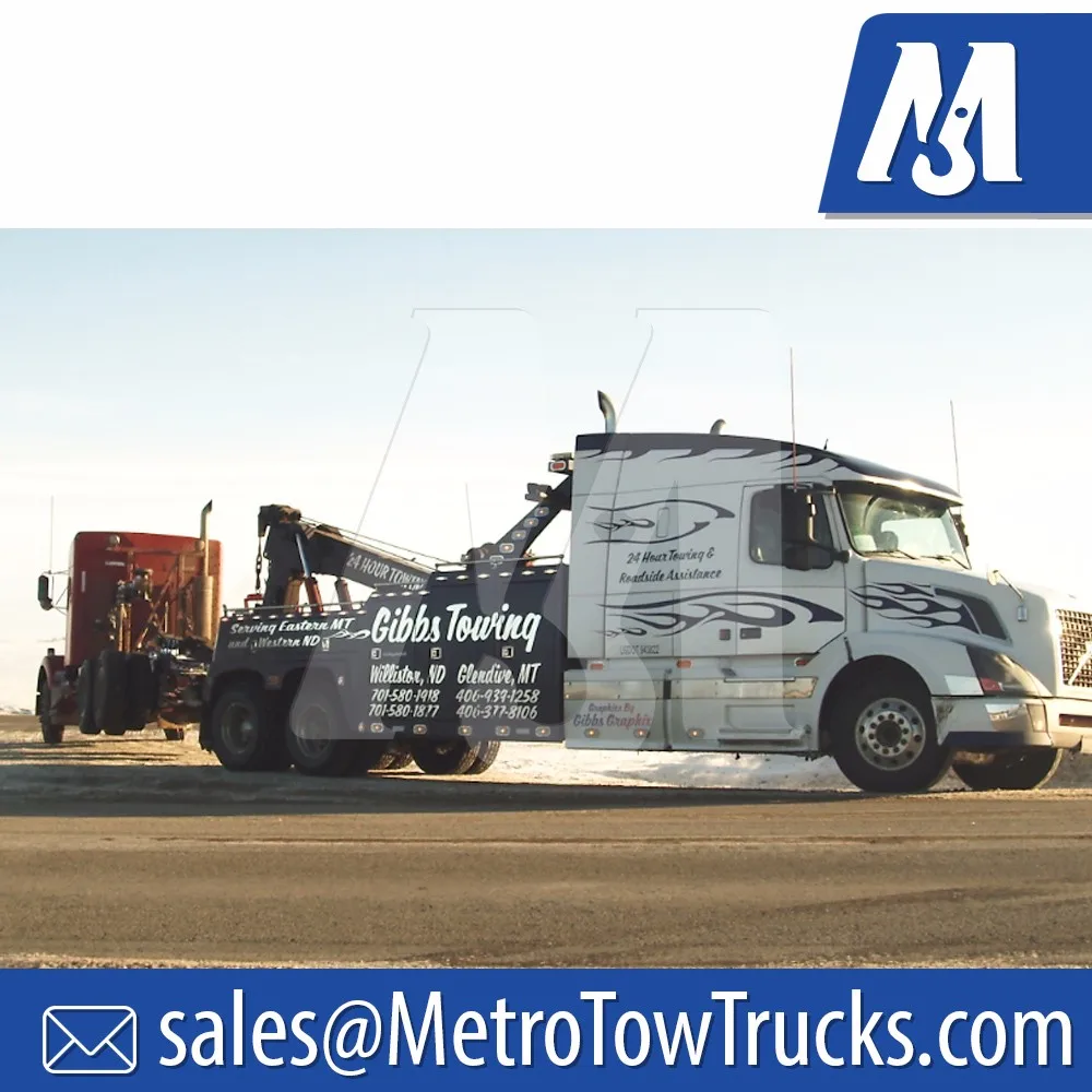 big rig wrecker for heavy towing - installs on freightliner or