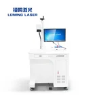 Desktop 20w metal label name plate fiber laser marking machine