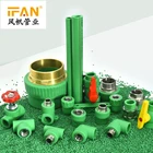China Manufacturer PPR Pipes and fittings Plumbing Fittings Names and Pictures pdf Brass Fitting for PPR Pipe