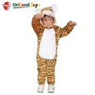hot sale tiger animal shaped design kids soft plush carnival party costume