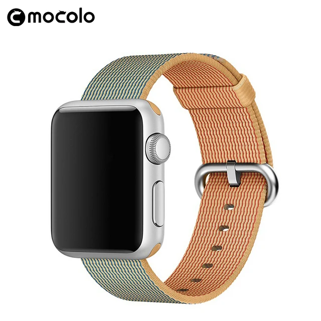 Mocolo Latest Multi Color Nylon Fabric Strap Watchband 38/42mm for Apple Watch