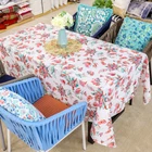 100%cotton floral printed table cloth for Holiday Festival Wedding