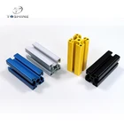 2020 3030 4040 5050 8080 anodize T slot extruded aluminum alloy frame profile Aluminum extrusion industrial profile